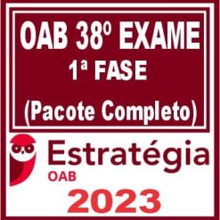 OAB 38º Exame (1º Fase - Pacote Completo) Estratégia 2023