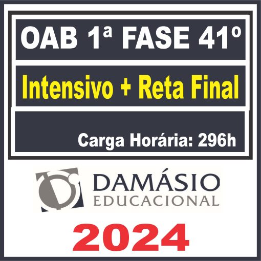 Intensivo + Reta Final | OAB 1ª Fase | 41º Exame