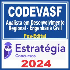 CODEVASF (Analista de Desenvolvimento Regional - Engenharia Civil) Pós Edital - Estratégia 2024