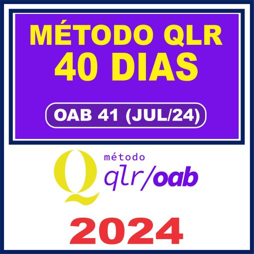 Método OAB/QLR 40 dias